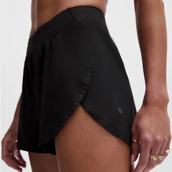 lululemon athletica Pants - lululemon Fast and Free Running Shorts in Black Size 8